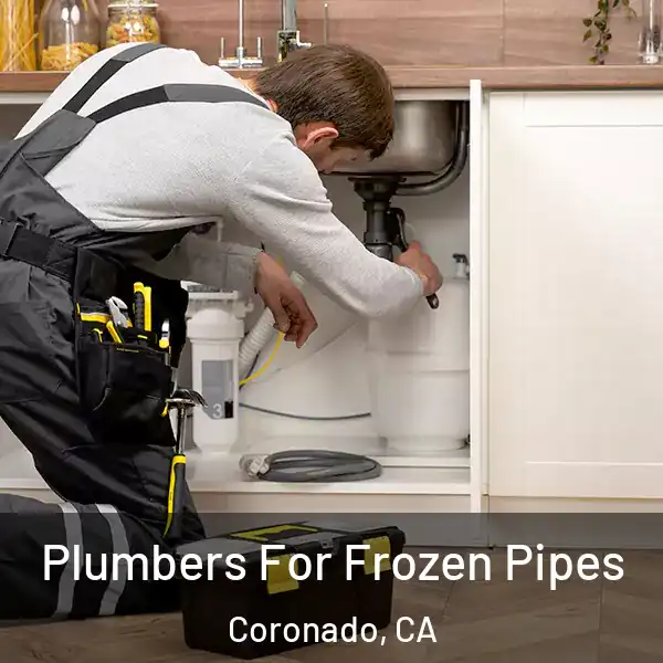  Plumbers For Frozen Pipes Coronado, CA